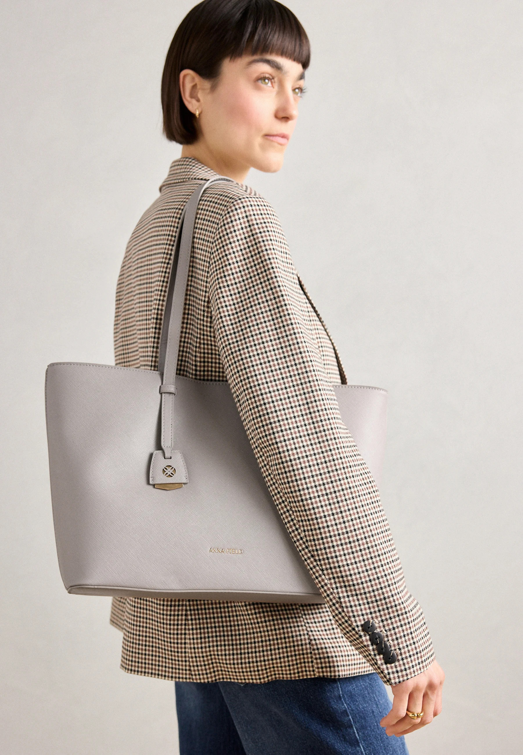 Anna Field  Sac à main gris onesize undefined