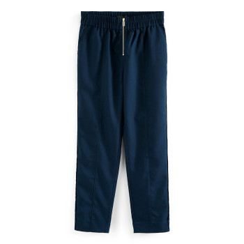 Next ZIP FRONT TAPER LEG Pantalon classique bleu marine 38xR undefined