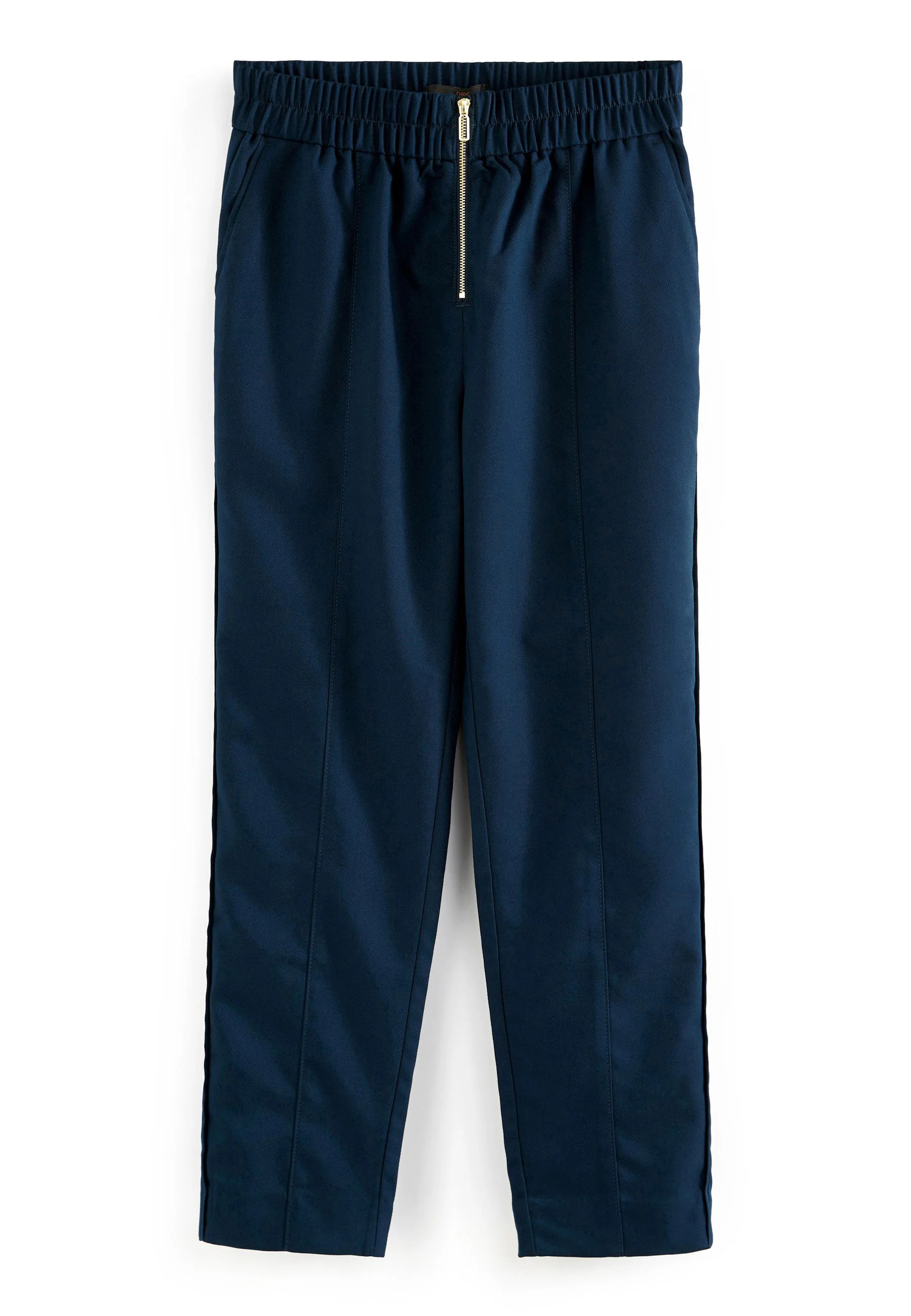 Next ZIP FRONT TAPER LEG Pantalon classique bleu marine 38xR undefined
