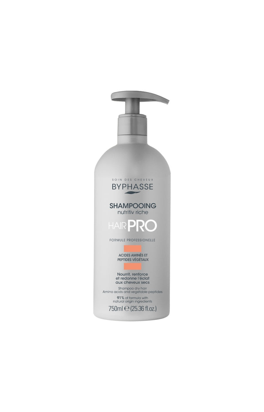 Byphasse Shampoing nourrissant - Hair Pro - Cheveux secs   undefined 750 ml