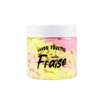 French Tendance Savon fouetté - Fraise - 190 ml   undefined undefined