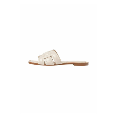 Stradivarius FLAT STRAPPY Mules blanc 36 undefined