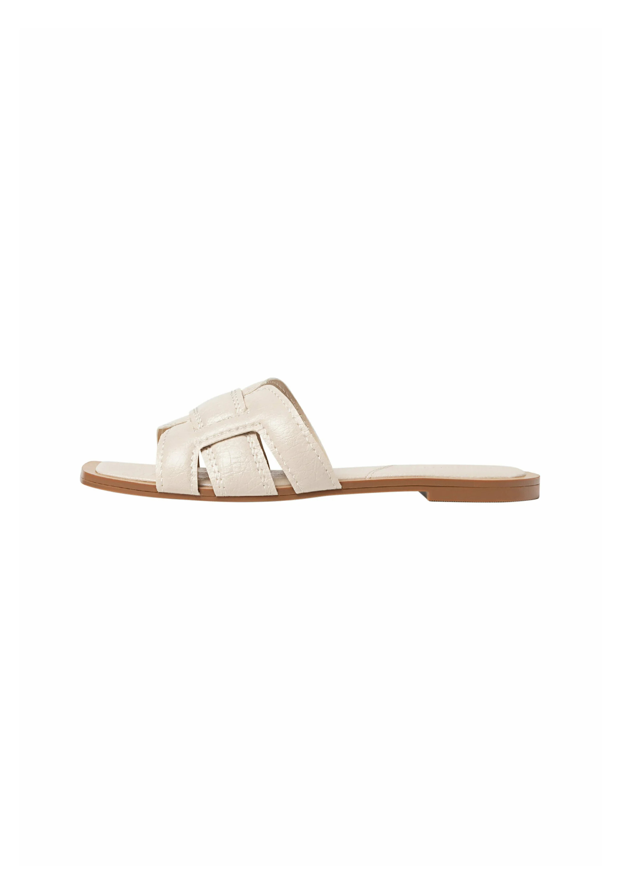 Stradivarius FLAT STRAPPY Mules blanc 36 undefined
