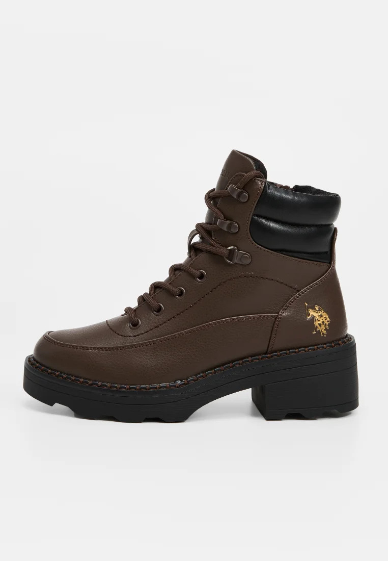 U.S. Polo Assn.  Bottines à lacets marron foncé 37 undefined