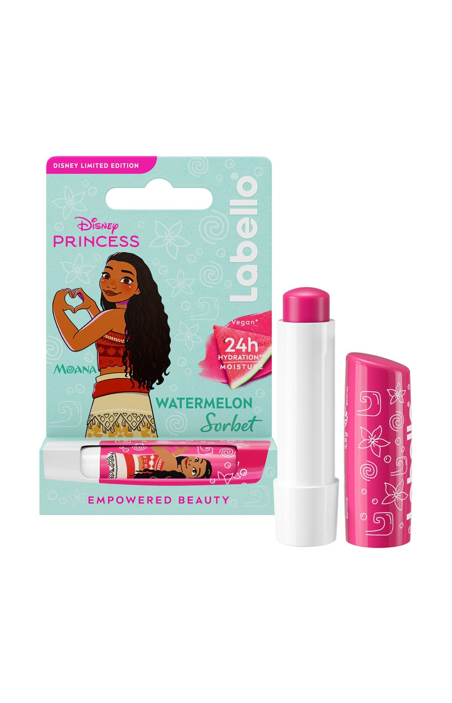 Labello Labello - Disney Princesse - Pastèque - Vaiana - 4,8 g   undefined undefined