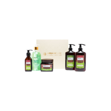 Arganicare Coffret hydratation ultime - Macadamia - Cheveux secs & abîmés - 5 produits   undefined undefined