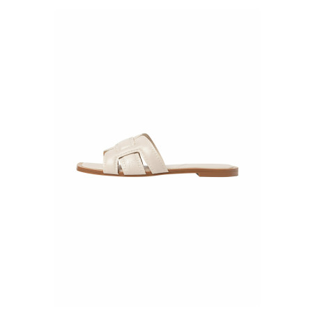 Stradivarius FLAT STRAPPY Mules blanc 36 undefined