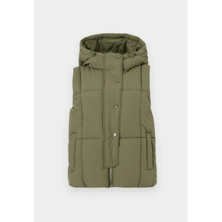 JDY JDYWONDER SHORT HOOD Veste sans manches vert XL undefined