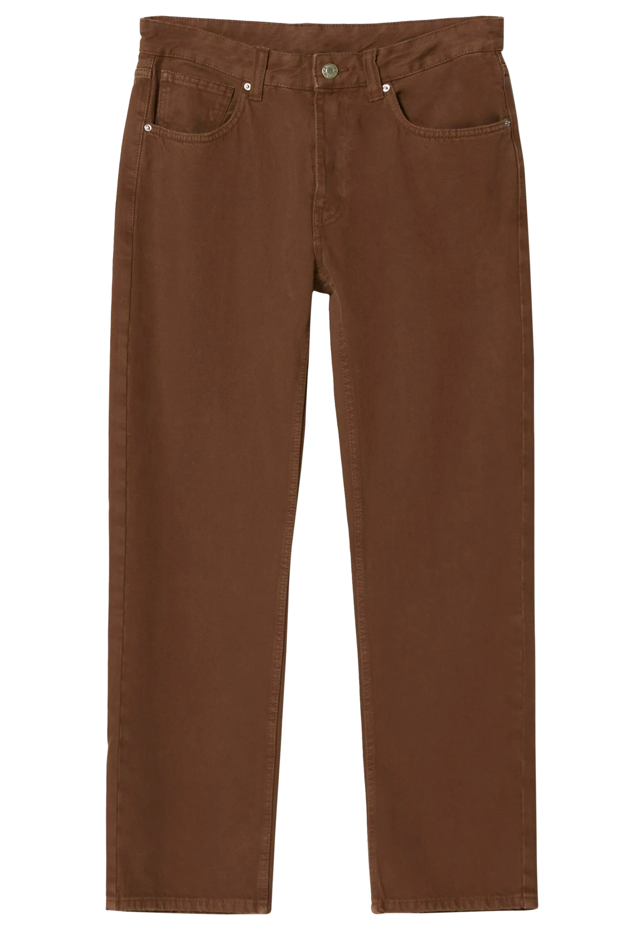 Bershka  Jean droit marron 36 undefined