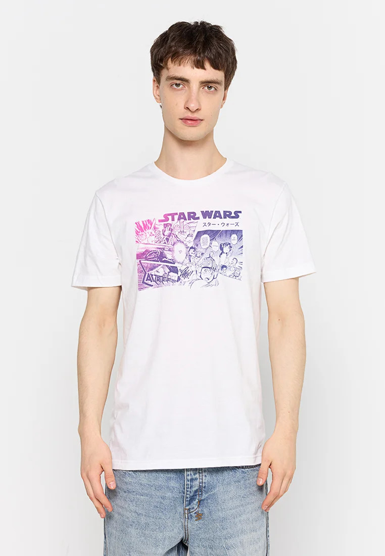 Star Wars TRUST IN THE FORCE T-shirt imprimé blanc M undefined