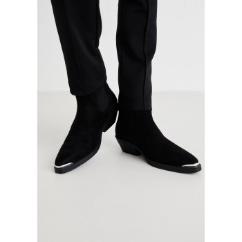 Even&Odd  Bottines de cowboy / motard noir 36 undefined