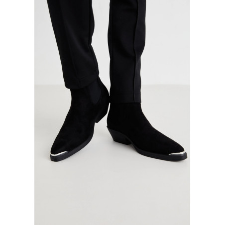 Even&Odd  Bottines de cowboy / motard noir 36 undefined