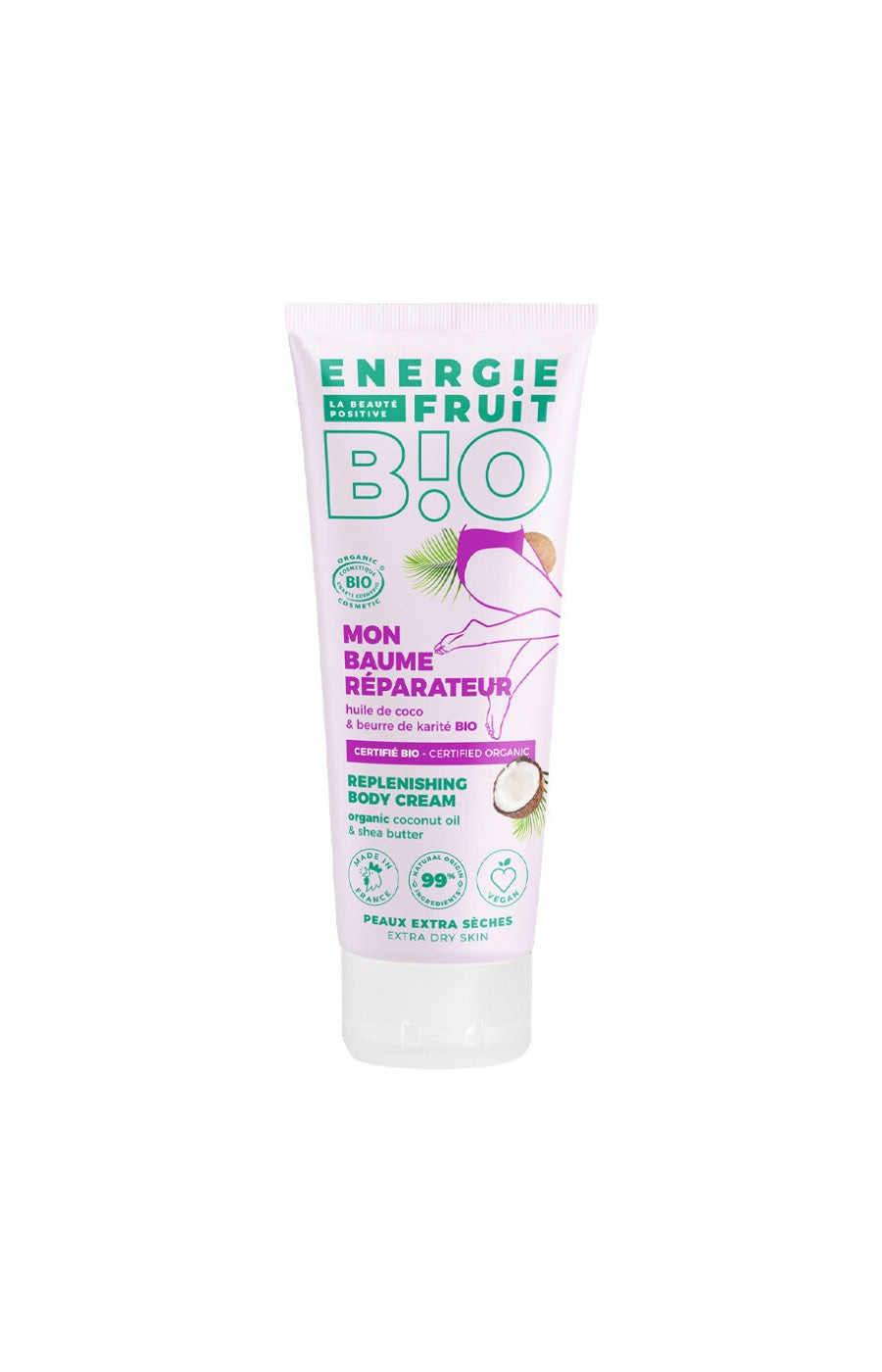 Energie Fruit Baume réparateur bio - Coco & karité - Peaux extra sèches - Corps - 200 ml   undefined undefined
