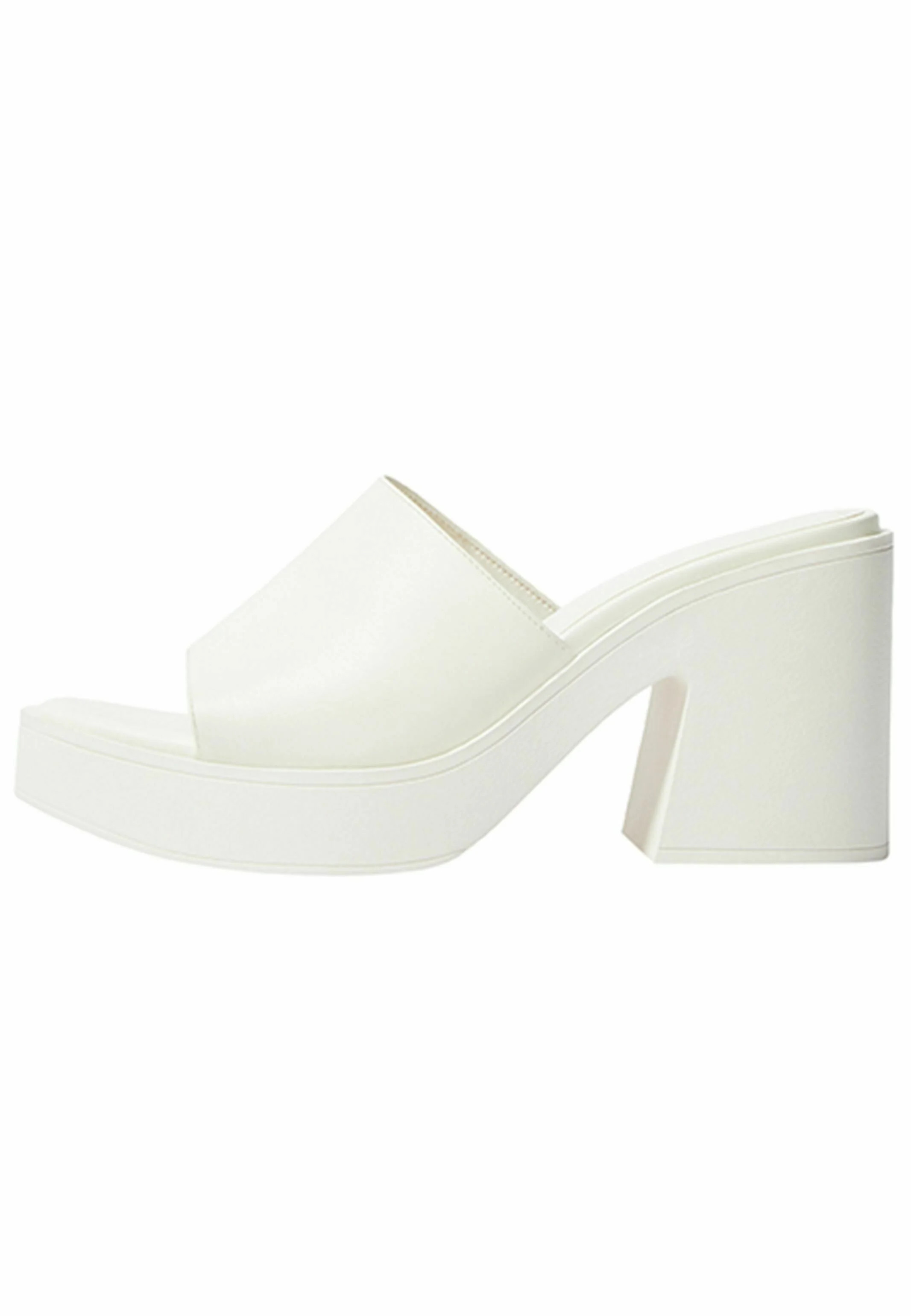 Bershka  Mules à talons écru 36 undefined
