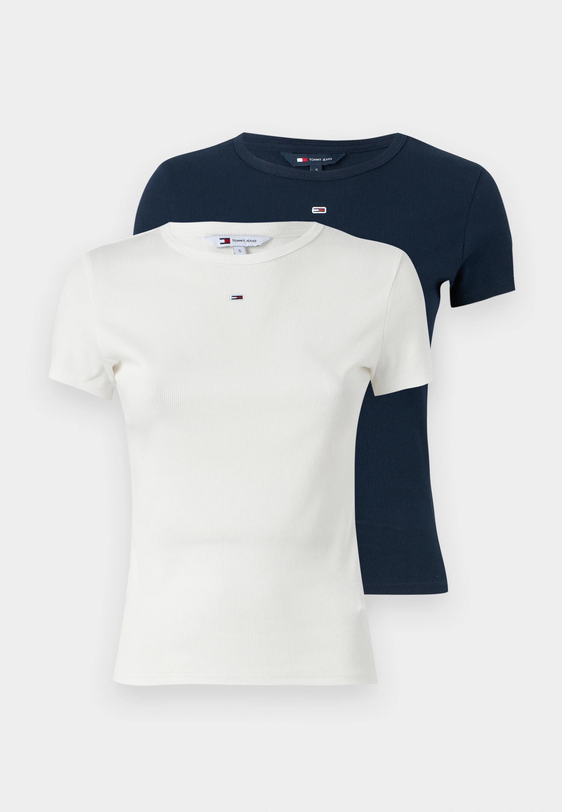Tommy Jeans SLIM ESSENTIAL 2 PACK T-shirt imprimé bleu marine 34/36 undefined