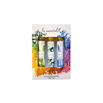 Parfums Les Essentiels Coffret Eau de parfum - Patchouli, jasmin & thé vert - 3 x 30 ml   undefined undefined