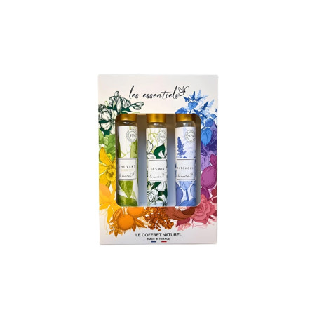 Parfums Les Essentiels Coffret Eau de parfum - Patchouli, jasmin & thé vert - 3 x 30 ml   undefined undefined