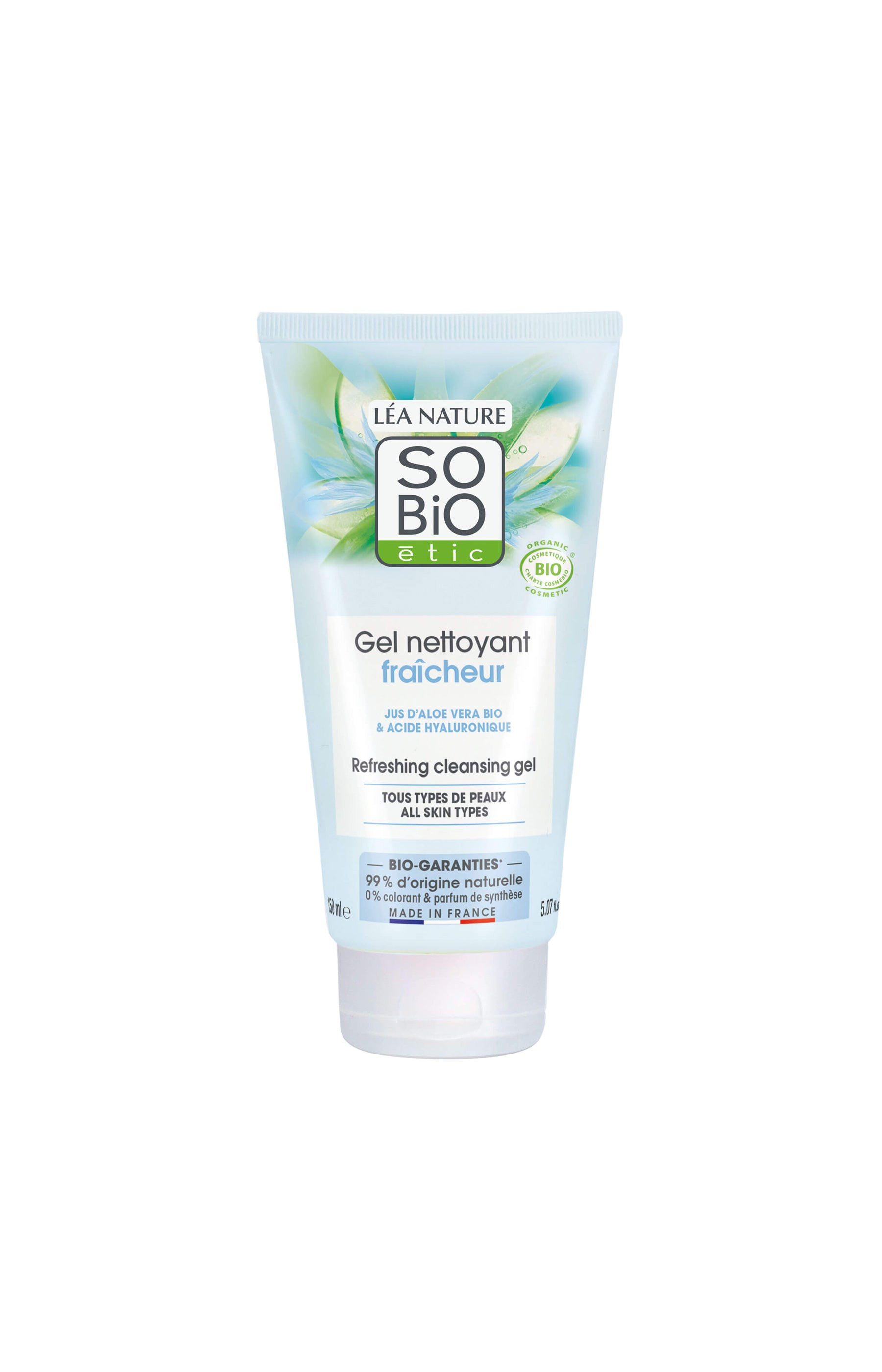 Léa Nature So Bio Étic Gel nettoyant fraîcheur bio - Aloe vera - Visage   undefined undefined