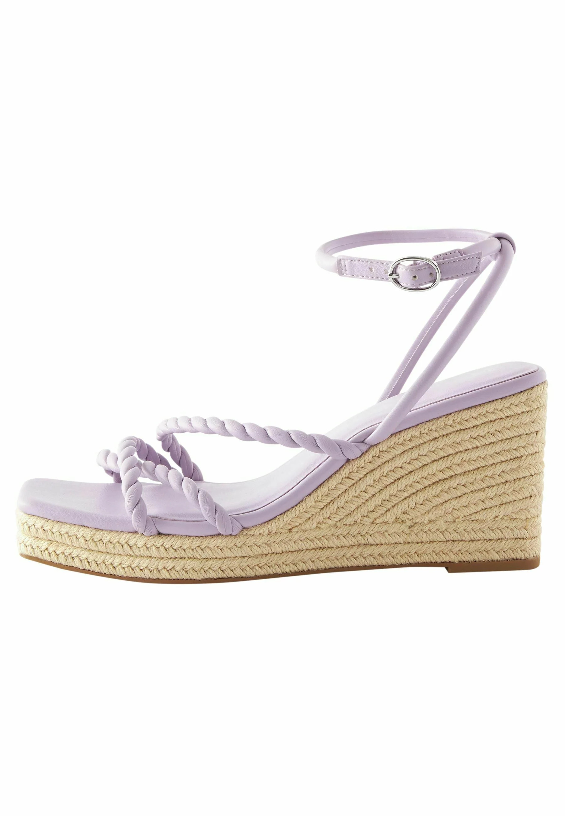 Next FOREVER COMFORT® SQUARE TOE ROPE WEDGES Espadrilles violet 35.5 undefined
