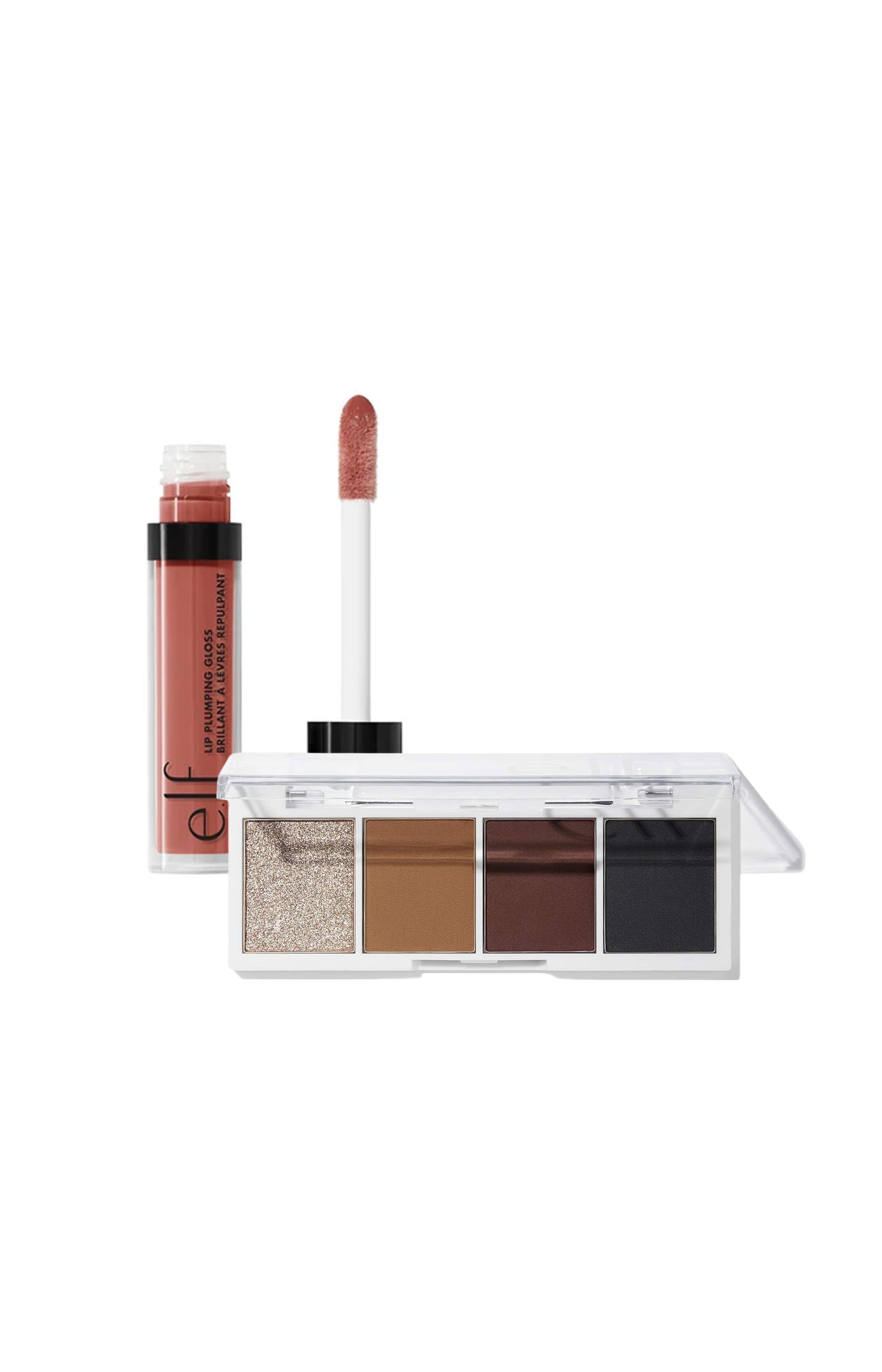 elf Cosmetics Duo gloss & palette yeux - Mocha Twist & Truffles   undefined undefined