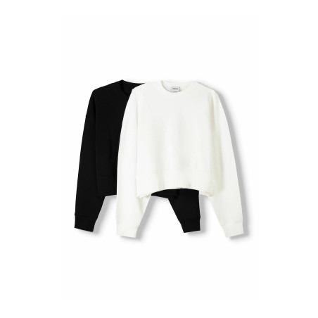 Bershka 2 PACK Sweatshirt blanc L undefined