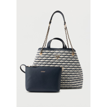 Guess GIULLY Cabas bleu marine onesize undefined