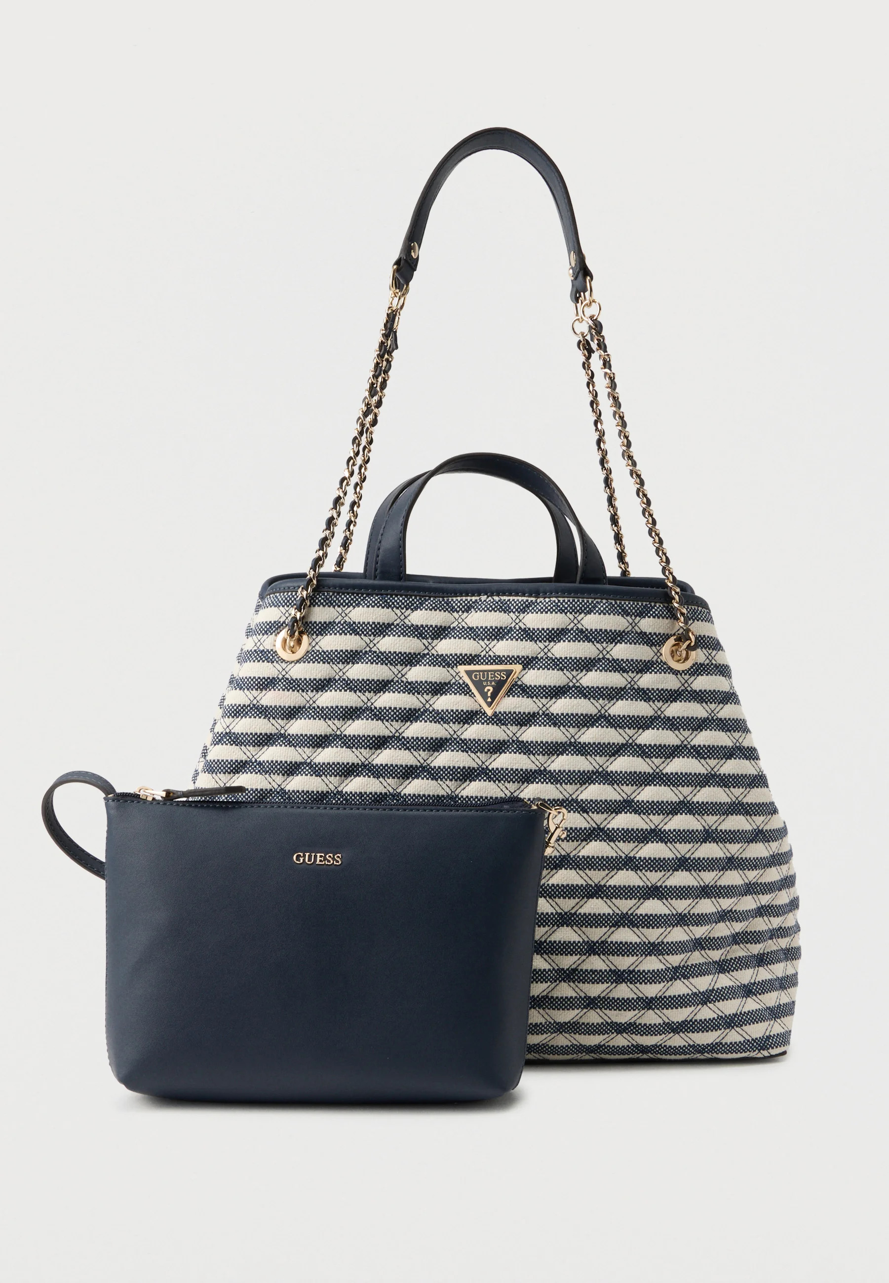 Guess GIULLY Cabas bleu marine onesize undefined