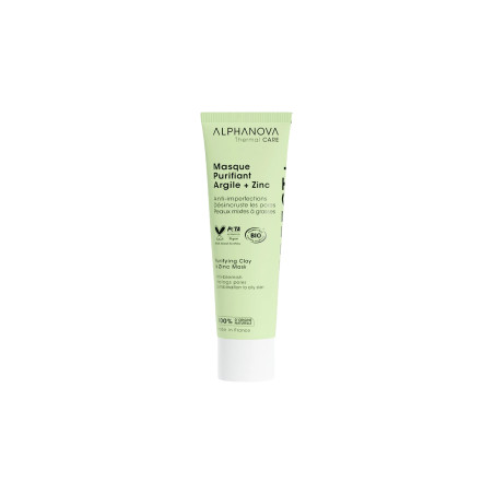 Alphanova Masque purifiant anti-imperfections bio - Argile & zinc - Visage   undefined 50 ml