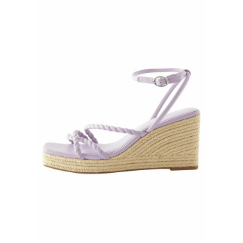 Next FOREVER COMFORT® SQUARE TOE ROPE WEDGES Espadrilles violet 35.5 undefined