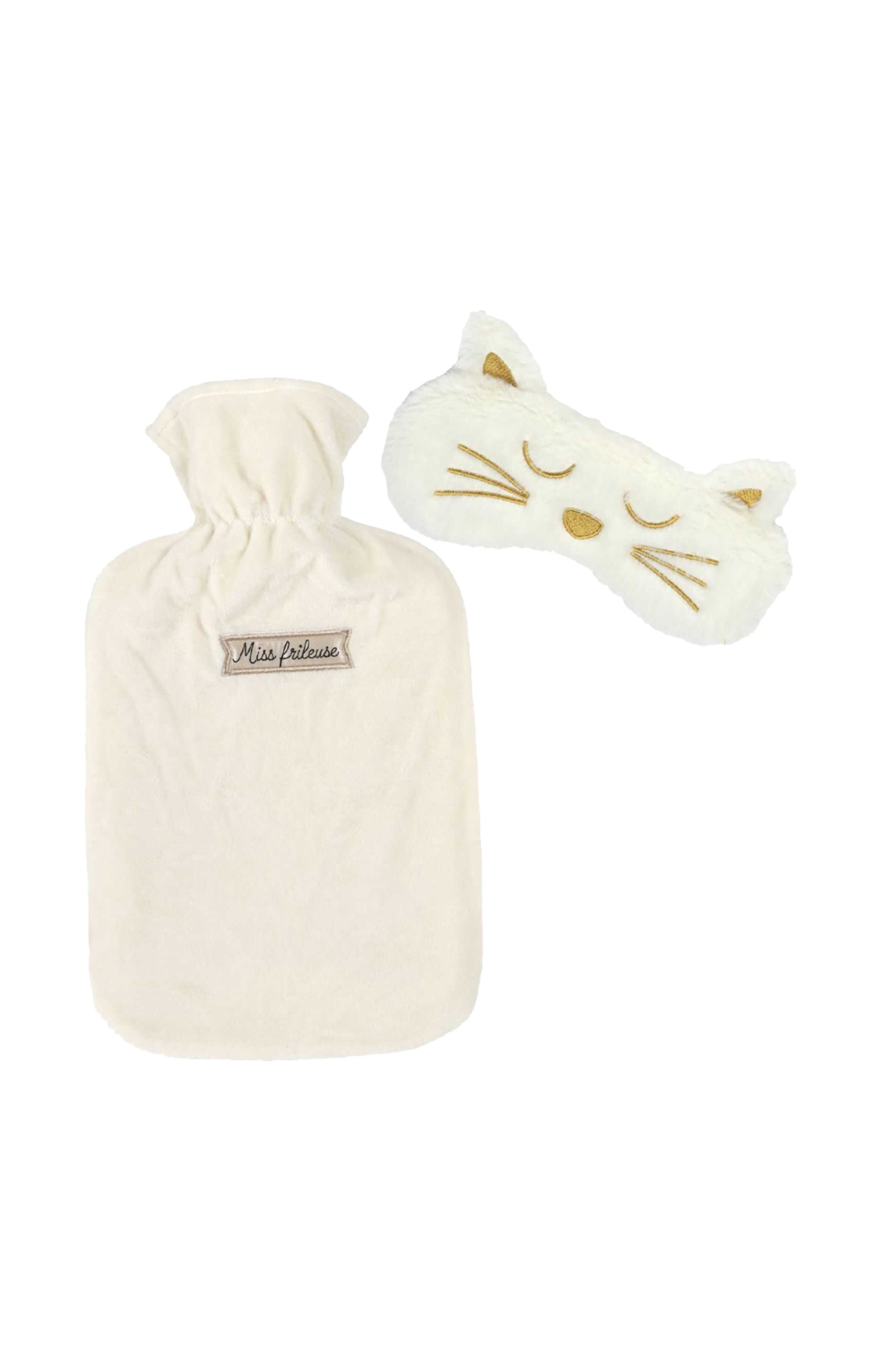 Cosmetic Club Bouillote & masque en satin - Coloris aléatoire   undefined undefined