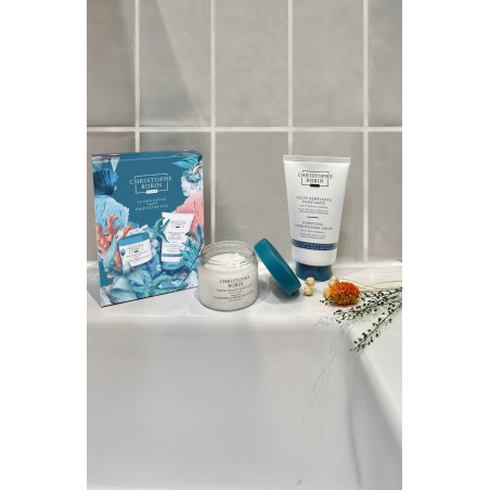 Christophe Robin Coffret duo détox - Scrub lavant & gelée démêlante - 2 produits   undefined undefined