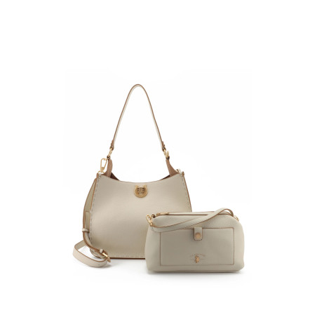 U.S. Polo Assn. MIDDLETON HOBO WITH EXTRA Sac à main blanc onesize undefined