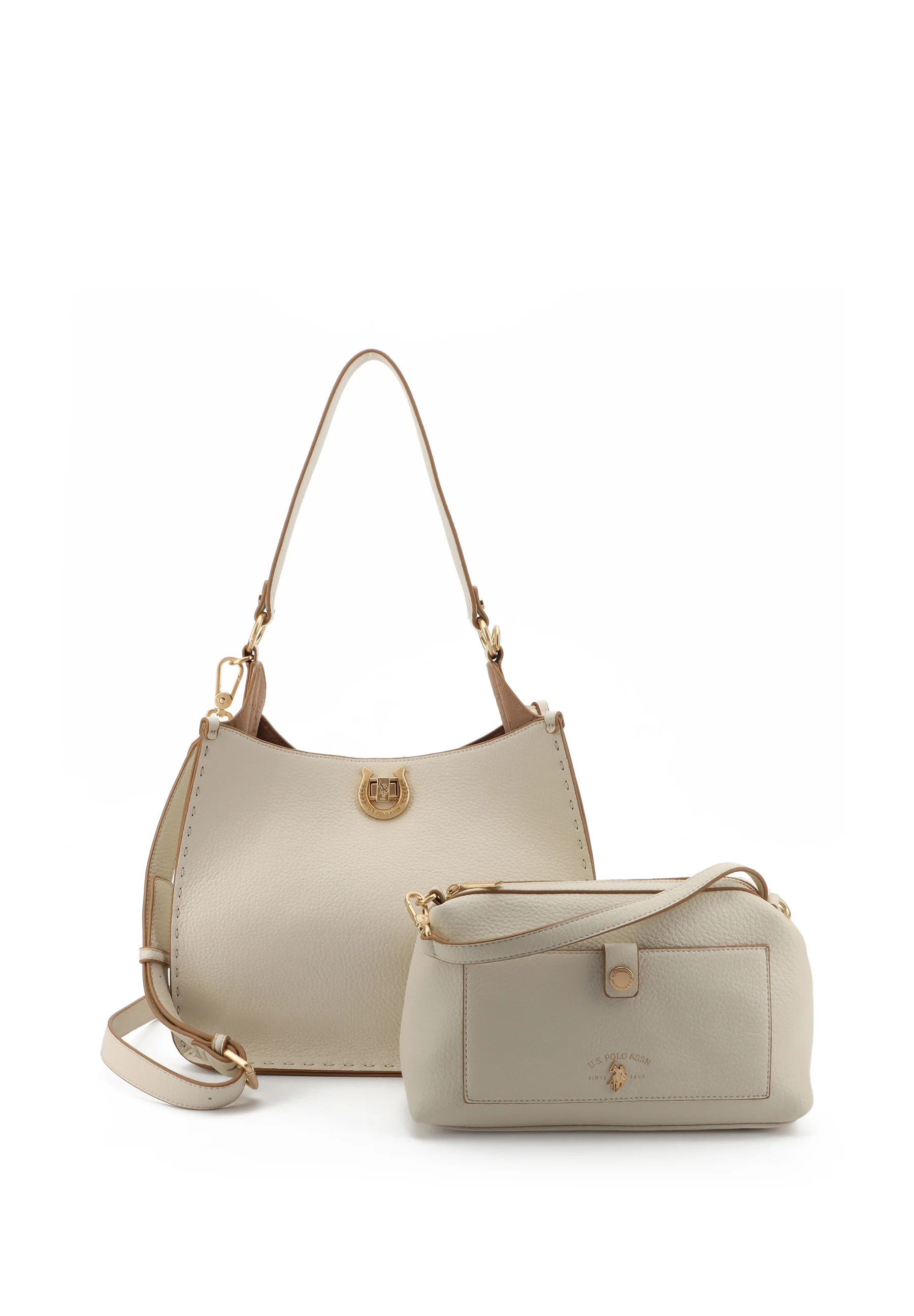 U.S. Polo Assn. MIDDLETON HOBO WITH EXTRA Sac à main blanc onesize undefined