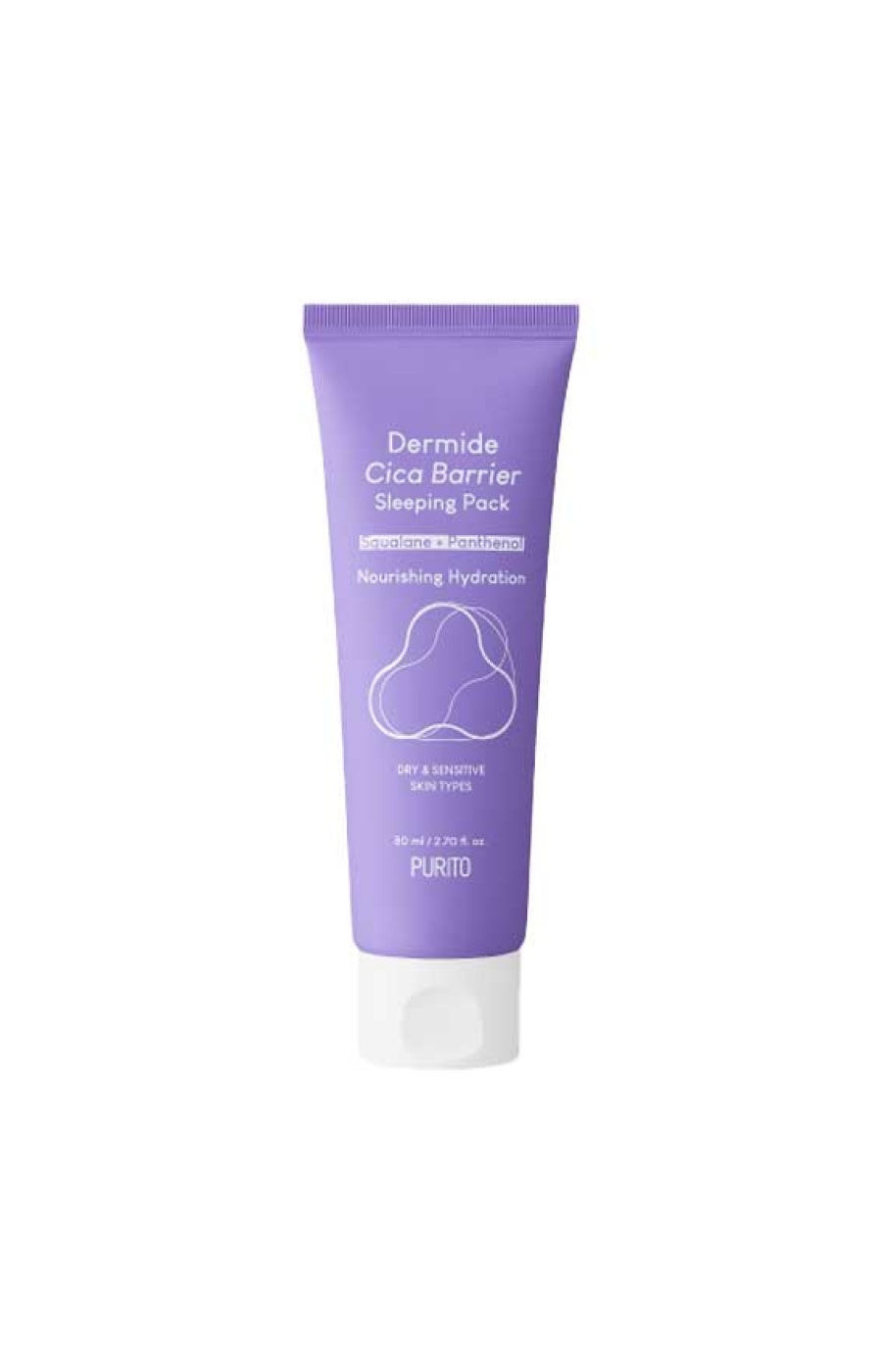 Purito Seoul Masque de nuit réparateur - Céramides & acide hyaluronique - 80 ml   undefined undefined