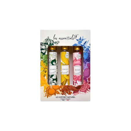 Parfums Les Essentiels Coffret Les Essentiels - Eaux de parfum - Vanille, Rose & Jasmin - 3 x 30 ml   undefined undefined