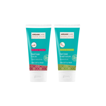 Arganicare Crèmes  hydratantes & nourrissantes - Huile d'argan - Mains & pieds - 2 x 150 ml   undefined undefined