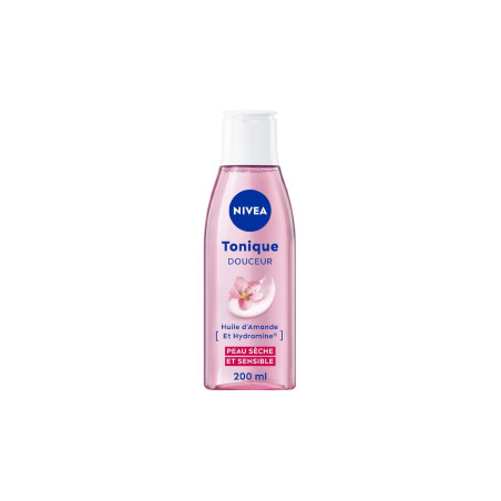Nivea Lotion tonique - Douceur - Huile d'amande douce - Peaux sèches & sensibles - 200 ml   undefined undefined