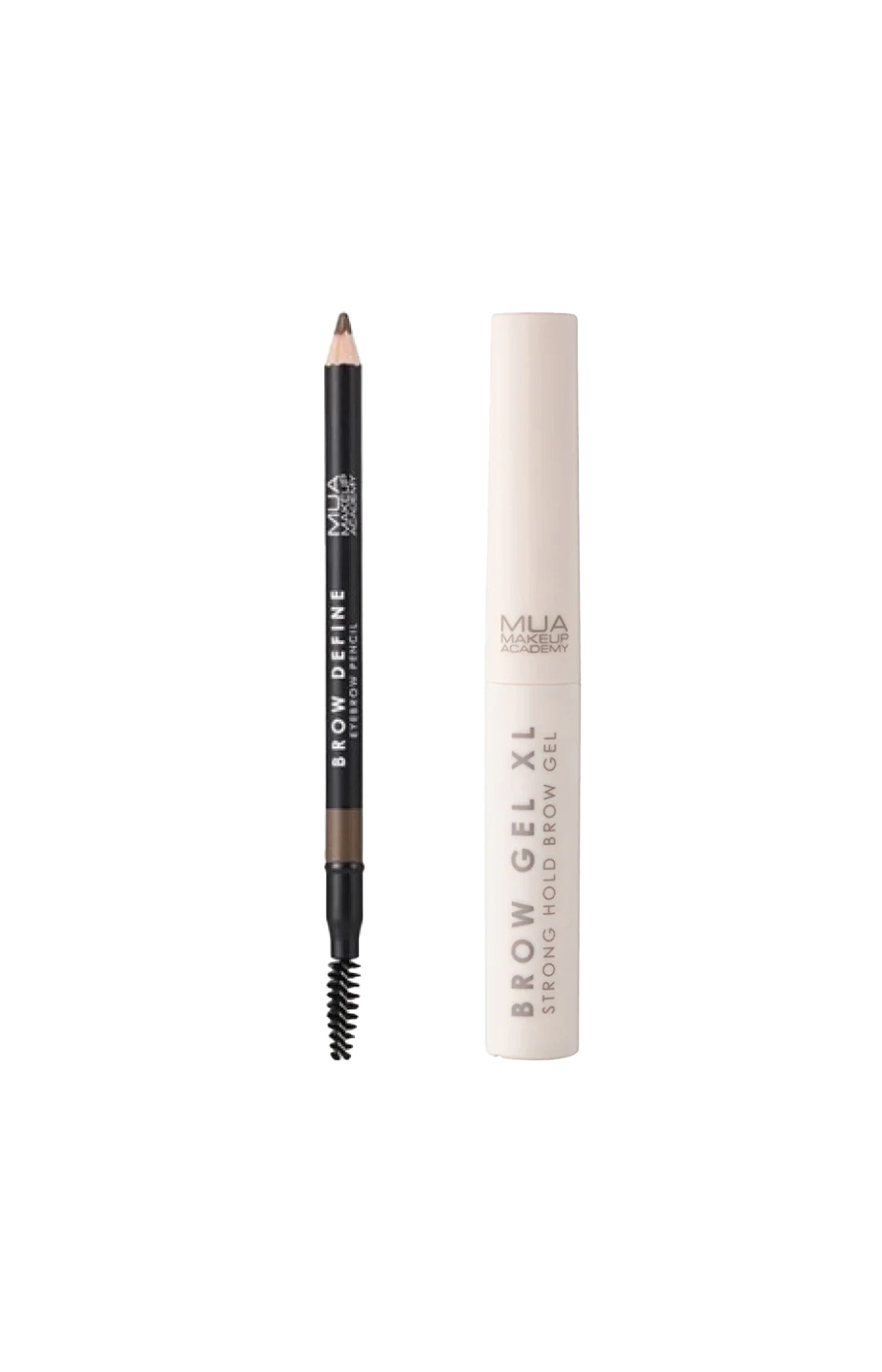 Makeup Academy Gel à sourcils double-embout & crayon à sourcils marron   undefined undefined