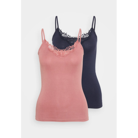 ONLY Petite ONLKIRA SINGLET 2 PACK Débardeur bleu marine M undefined