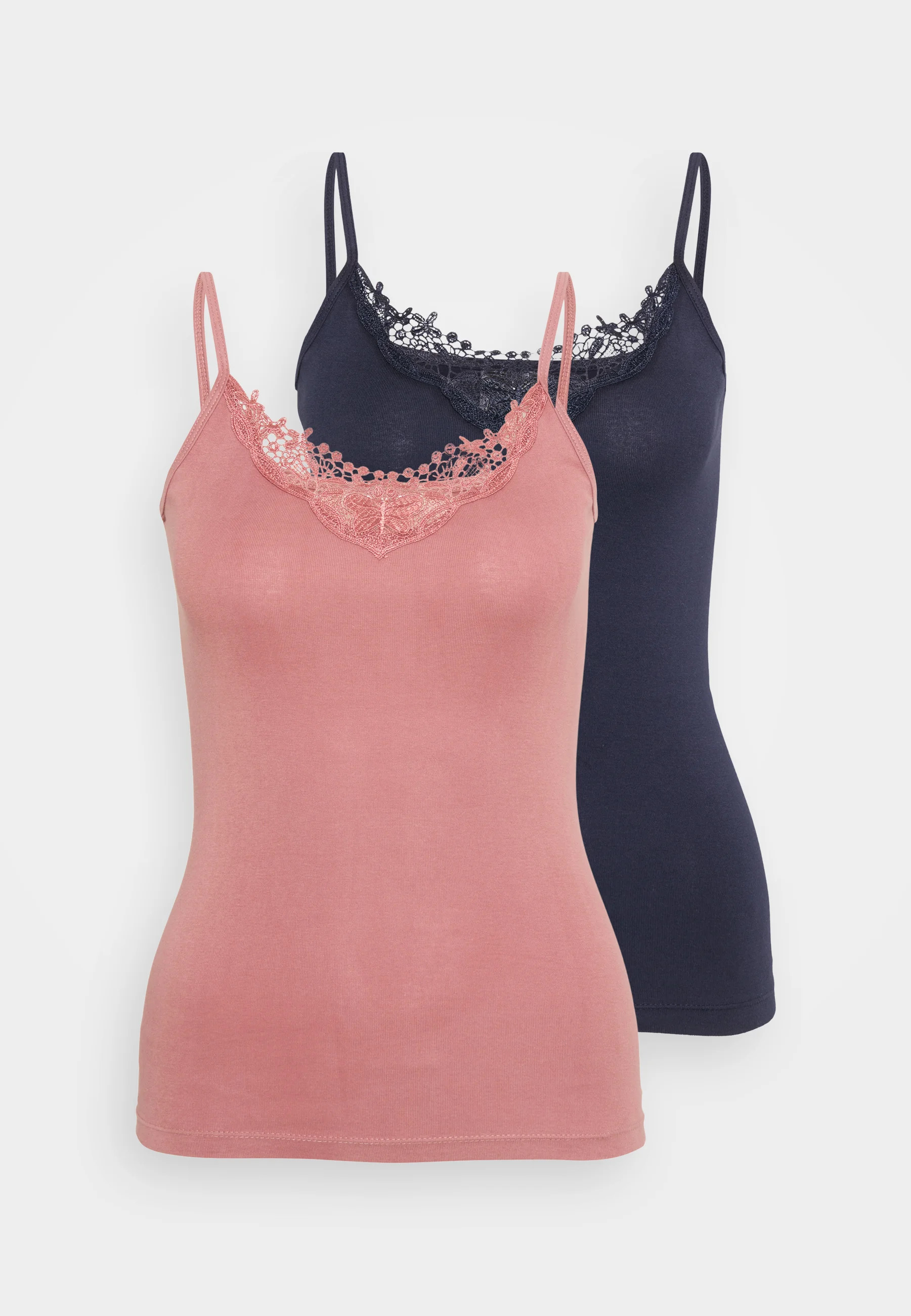 ONLY Petite ONLKIRA SINGLET 2 PACK Débardeur bleu marine M undefined