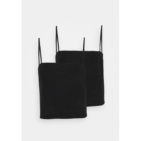 Vero Moda VMGIANA SINGLET CROPPED 2 PACK Débardeur noir XS undefined