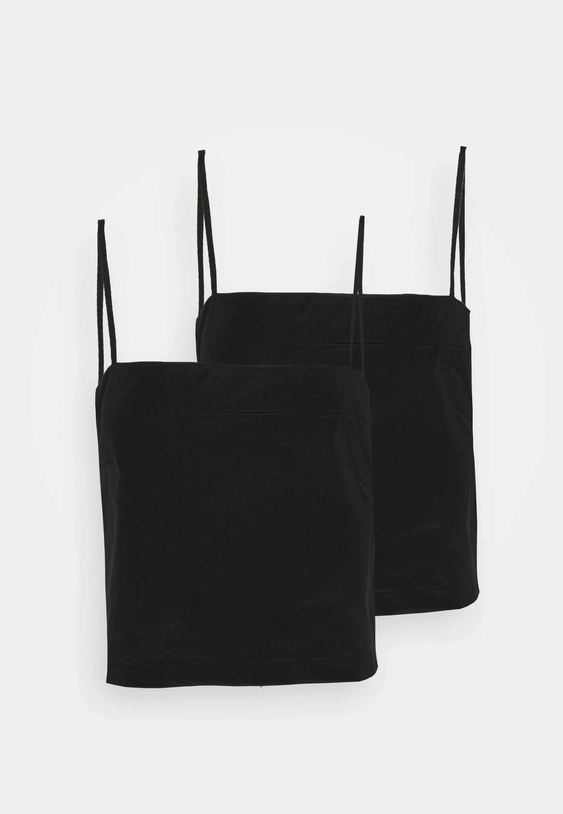 Vero Moda VMGIANA SINGLET CROPPED 2 PACK Débardeur noir XS undefined