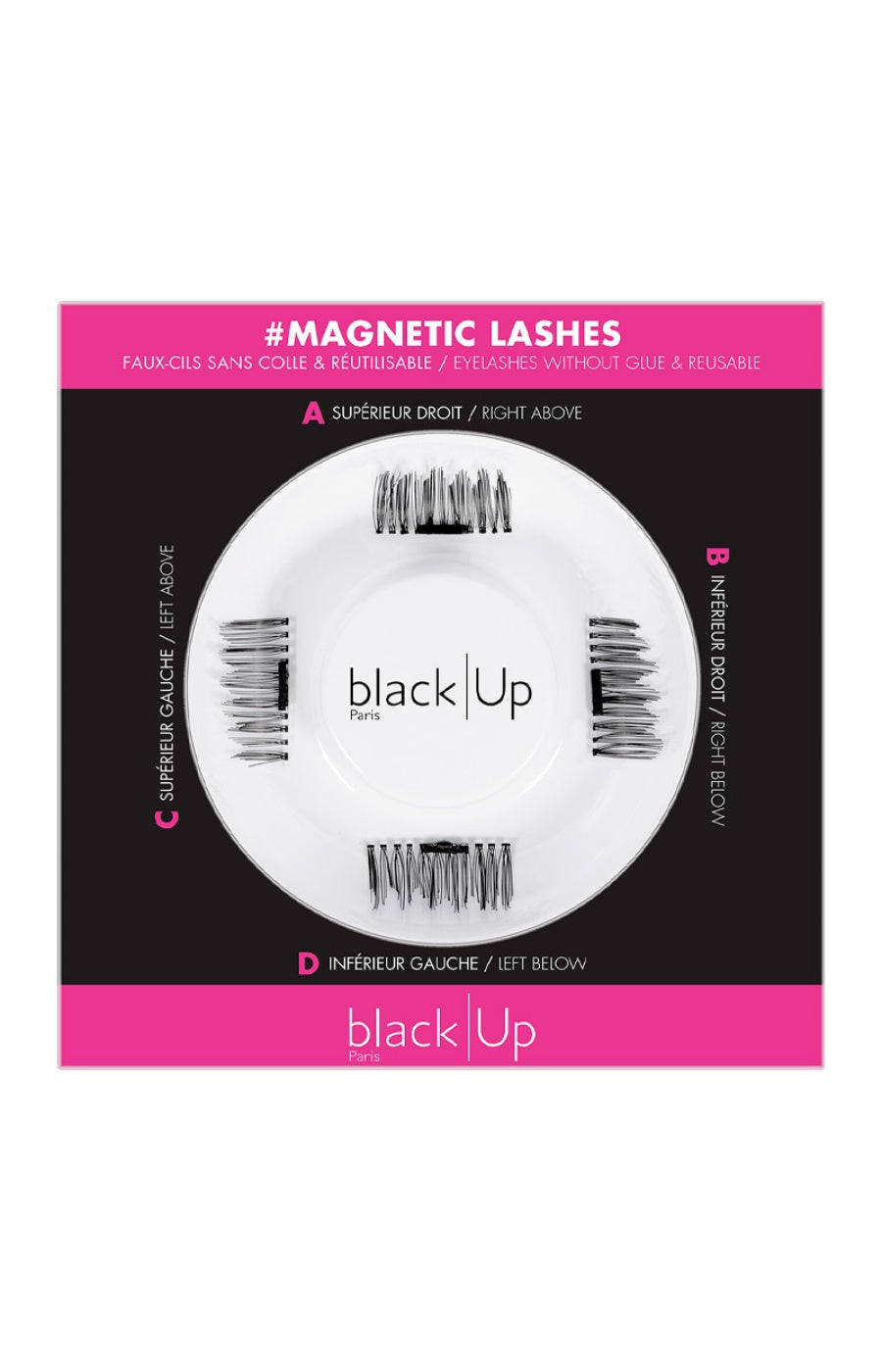 Black Up Faux cils magnétiques - N°02   undefined undefined