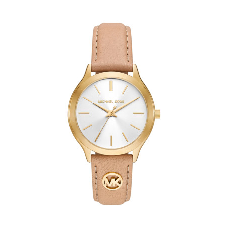 Michael Kors SLIM RUNWAY Montre beige onesize undefined