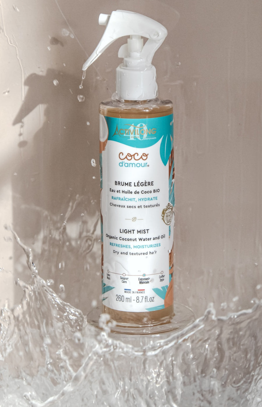 Activilong Brume légère - Noix de coco - Cheveux secs & texturés - 260 ml   undefined undefined