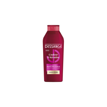 Dessange Lot de shampoings protection couleur - Couleur & kératine - 280 ml - 2 produits   undefined undefined