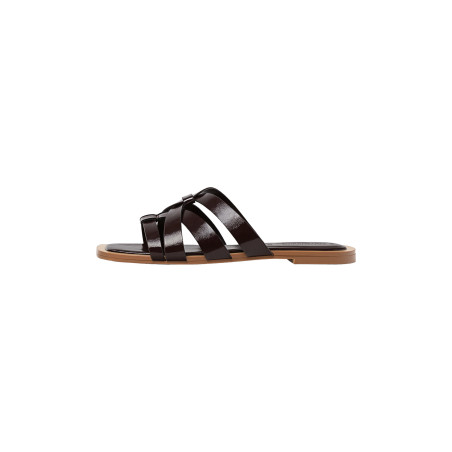 Stradivarius STRAPPY SLIDER Mules rouge foncé 35 undefined