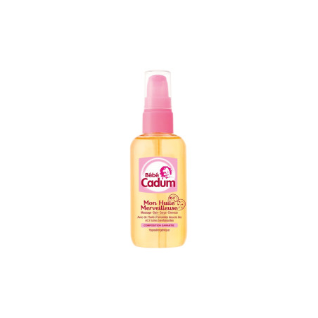 Cadum 2 huiles hydratante - Corps & cheveux - Bébé - 100 ml   undefined undefined