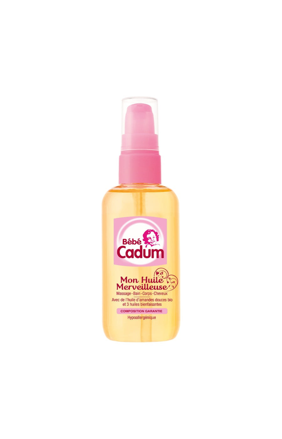 Cadum 2 huiles hydratante - Corps & cheveux - Bébé - 100 ml   undefined undefined
