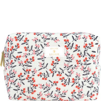 Feel Natural Trousse de toilette - Gaze de coton - Floral   undefined undefined